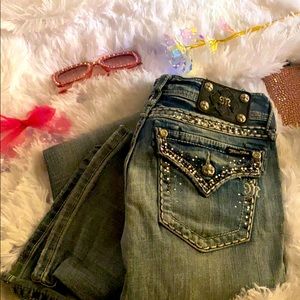 Miss Me jeans size 28 Bling